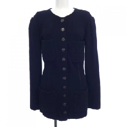 【Khuyến mãi】Áo khoác không cổ CHANEL