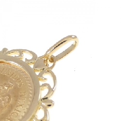 Mặt dây chuyền đồng xu 18KYG (khung) - Hàng hiệu Authentic 862803