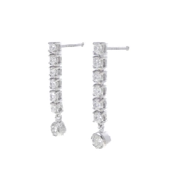 LINE Bông tai Kim cương 1.00CT - Hàng hiệu Chính hãng 843282