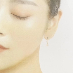 K18YG Bông tai Đá mặt trăng - Hàng hiệu Chính hãng 870926