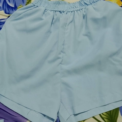Set áo babydoll tay bồng chun ngực dáng giấu quần 509044