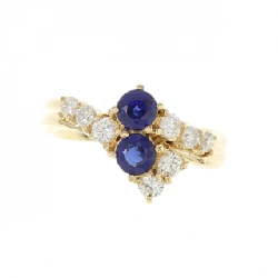 Nhẫn Sapphire K18YG 0.61CT 671743