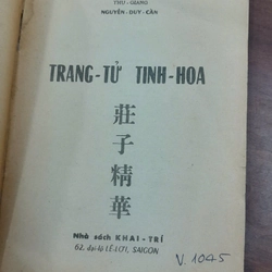 TRANG TỬ TINH HOA - Nguyễn Duy Cần 275258