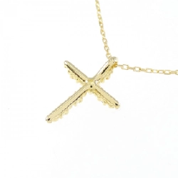 K18YG Dây chuyền kim cương hình chữ thập - Hàng hiệu Chính hãng 861942