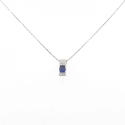 Dây chuyền Sapphire PT900/PT850 0.63CT - Hàng hiệu Chính hãng