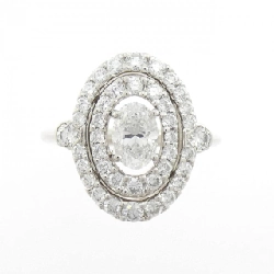 Nhẫn kim cương PT900 0.585CT - Hàng hiệu Authentic 854021