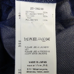 Áo thun DUNGAREE COTTON JERSEY 25-08268 của SACAI - Hàng hiệu Chính hãng 775484