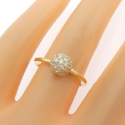 Nhẫn kim cương Pavé K18YG 0.30CT - Hàng hiệu Chính hãng 853456