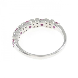 Nhẫn Ruby Hoa K18WG 0.46CT - Hàng hiệu Chính hãng 854700