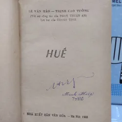 Sách: Huế - Lê Văn Hảo – Trịnh Cao Tưởng (A2) 576562