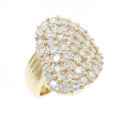 Nhẫn kim cương Pavé K18YG 1.70CT - Hàng hiệu Chính hãng