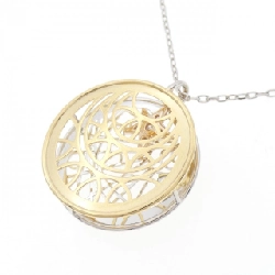 Dây chuyền kim cương ba màu K18 0.07CT - Hàng hiệu Authentic 847069