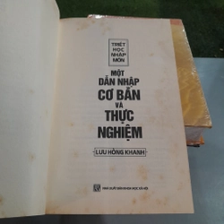 TRIẾT HỌC MỘT DẪN NHẬP CƠ BẢN VÀ THỰC NGHIỆM 455153