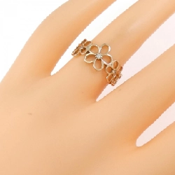 Nhẫn kim cương hoa K18PG 0.04CT 668810