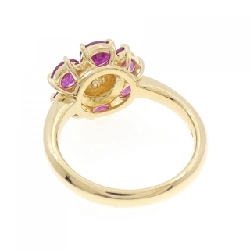 Nhẫn Ruby Hoa K18YG 2.10CT - Hàng hiệu Chính hãng 852565