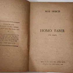 HOMO FABER, tiểu thuyết của Max Frisch 705077