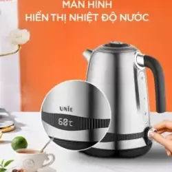 🌟 Ấm siêu tốc UNIE UEK1761S – Chất liệu inox 304 bền bỉ, nấu nước chuẩn ngon, sạch sẽ! 716126