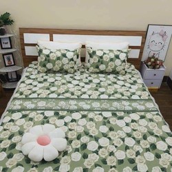 Ga giường cotton hoa hồng 🥰🥰🥰 104087