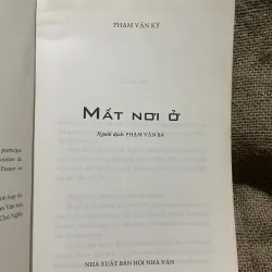 Mất nơi ở - Phạm Văn Ký - sách khổ lớn  1000052