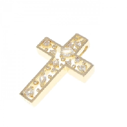 K18YG Đeo chéo Sapphire trắng - Hàng hiệu chính hãng