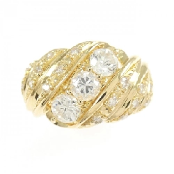 Nhẫn kim cương K18YG 1.005CT 669074