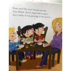 Topsy and Tim The New Baby mới 85% bẩn nhẹ Jean và Gareth Adamson HPB2607 NGOẠI VĂN 191209