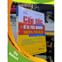 (TẶNG BOOKMARK) Cấp tốc chinh phục đề thi trắc nghiệm môn toán chuyên đề hình học Phạm Minh Trung mới 90% 2016 GIÁO KHOA RBK1709
