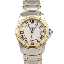 Cartier Santos Round MM Combi W20037R3 SSxYG Quartz - Hàng hiệu Authentic