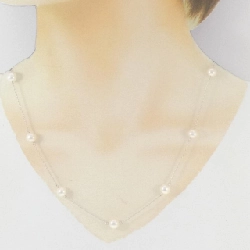 K18WG Ngọc trai Akoya Dây chuyền - Hàng hiệu Chính hãng 856499