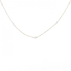 K18YG Dây chuyền kim cương - Hàng hiệu Chính hãng