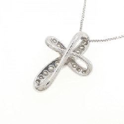 Dây chuyền kim cương 18KWG/K18WG 0.34CT - Hàng hiệu Chính hãng 861238