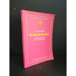 [Sách Cũ SCGR] Giáo trình giới trong lãnh đạo quản lý dùng cho hệ đào tạo cao cấp lý luận chính trị mới 80% bẩn nhẹ, có chữ viết 2022 Học viện chính trị quốc gia Hồ Chí Minh HCM3004 GIÁO TRÌNH, CHUYÊN MÔN
