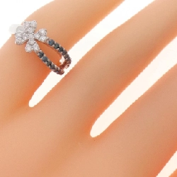 Nhẫn hồng ngọc kim cương K18WG 0.41CT 668603