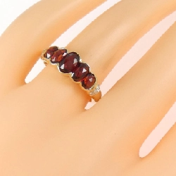 Nhẫn Garnet 18YGYG/18KWG - Hàng hiệu Authentic 852138