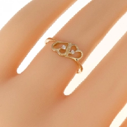 Nhẫn kim cương hình trái tim K18YG 673475