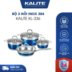 Bộ nồi chảo KALITE KL-336 – Inox 304 cao cấp – Đáy 5 lớp siêu bền 722752