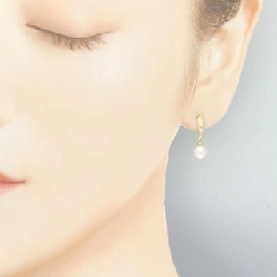 K18YG Bông tai ngọc trai Akoya 7.3mm - Hàng hiệu Chính hãng 866184