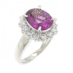 Nhẫn Garnet PT900 2.431CT - Hàng hiệu Chính hãng