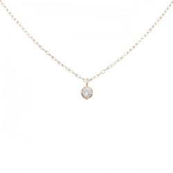 K10PG Solitaire Dây chuyền kim cương 0.03CT - Hàng hiệu Chính hãng