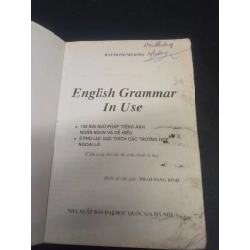 English Grammar in Use - Raymond Murphy 1999 mới 60% bẩn ố vàng mốc có viết HCM1504 ngoại ngữ, học thuật 138532