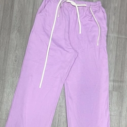 Quần Nỉ cotton chất mềm mại ông suông rộng lưng thun 457992