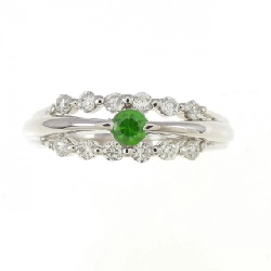 Nhẫn Đá Garnet Demantoid PT900 0.11CT 670771