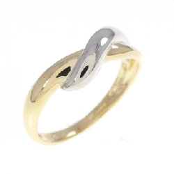 Nhẫn K18YG/PT900 - Hàng hiệu Authentic