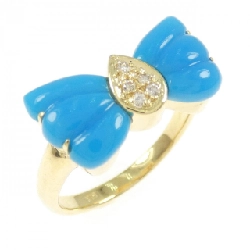 Nhẫn Turquoise K18YG - Hàng hiệu Chính hãng