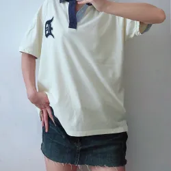 Áo phông cổ bẻ polo unisex 2hand Nhật 1036789