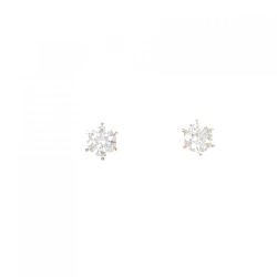 K18YG/ST Bông tai kim cương 0.309CT 0.336CT H SI2 EXT - Hàng hiệu Chính hãng