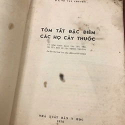 TÓM TẮT ĐẶC ĐIỂM CÁC HỌ CÂY THUỐC - Vũ Văn Chuyên 469738