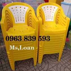Ghế nhựa bành 2 màu ngồi thư giãn, sử dụng quán ăn - quán nhậu 545170