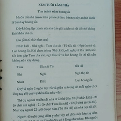 SÁCH SỐ COI TUỔI LÀM NHÀ  501373