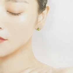 K18WG Peridot Bông tai 2.40CT - Hàng hiệu Chính hãng 866744